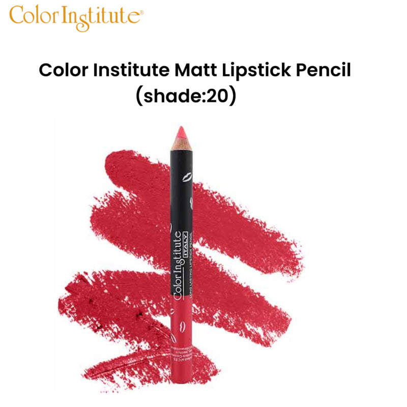 Color Institute Matt Lipstick Pencil (Shade:20)