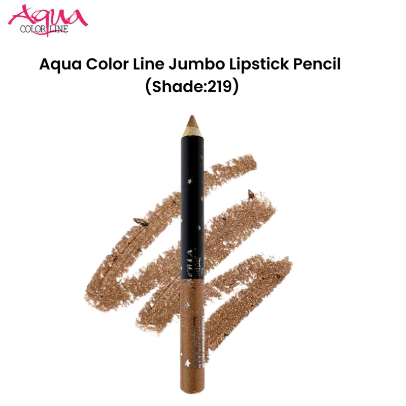 Aqua Color Line Jumbo Lipstick Pencil (Shade:219)