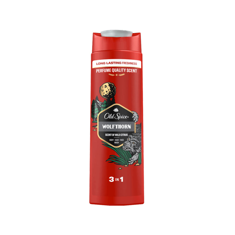 Old Spice Wolf Thorn 3-In-1 Hair / Body / Face Wash 400ml