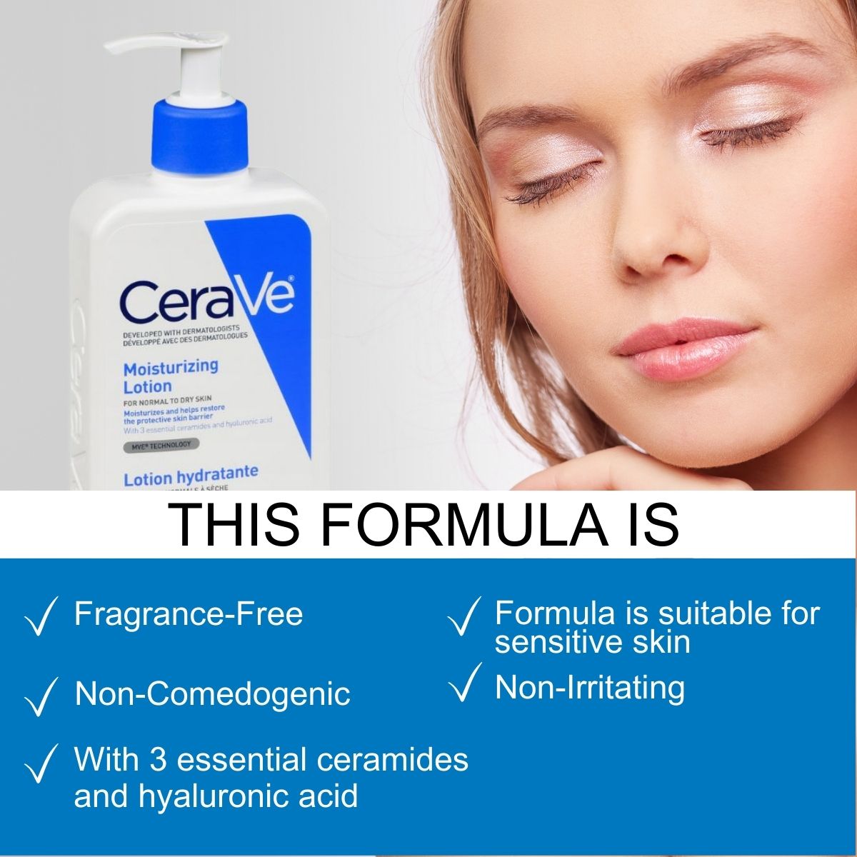 CeraVe Daily Moisturizing Lotion Multi pack 355ml 24fl oz (12 fl oz + 12 fl oz )