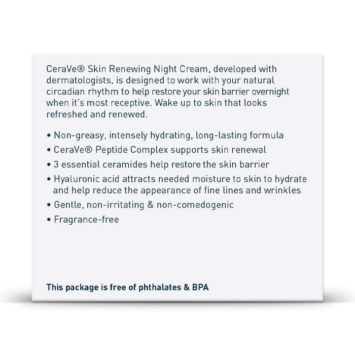 CeraVe Skin Renewing Night Cream 1.7 oz (48g)