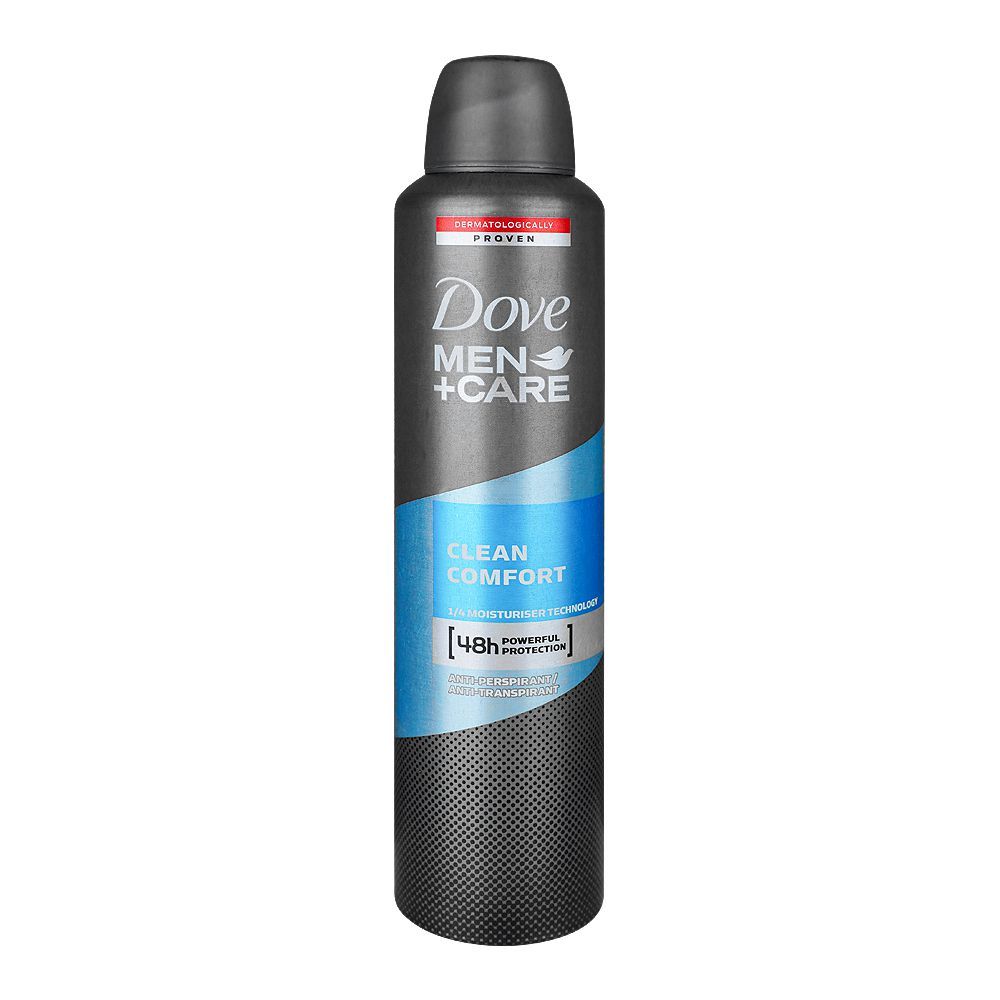 Dove Men + Care Clean Comfort Antiperspirant Deodorant Spray 250ml