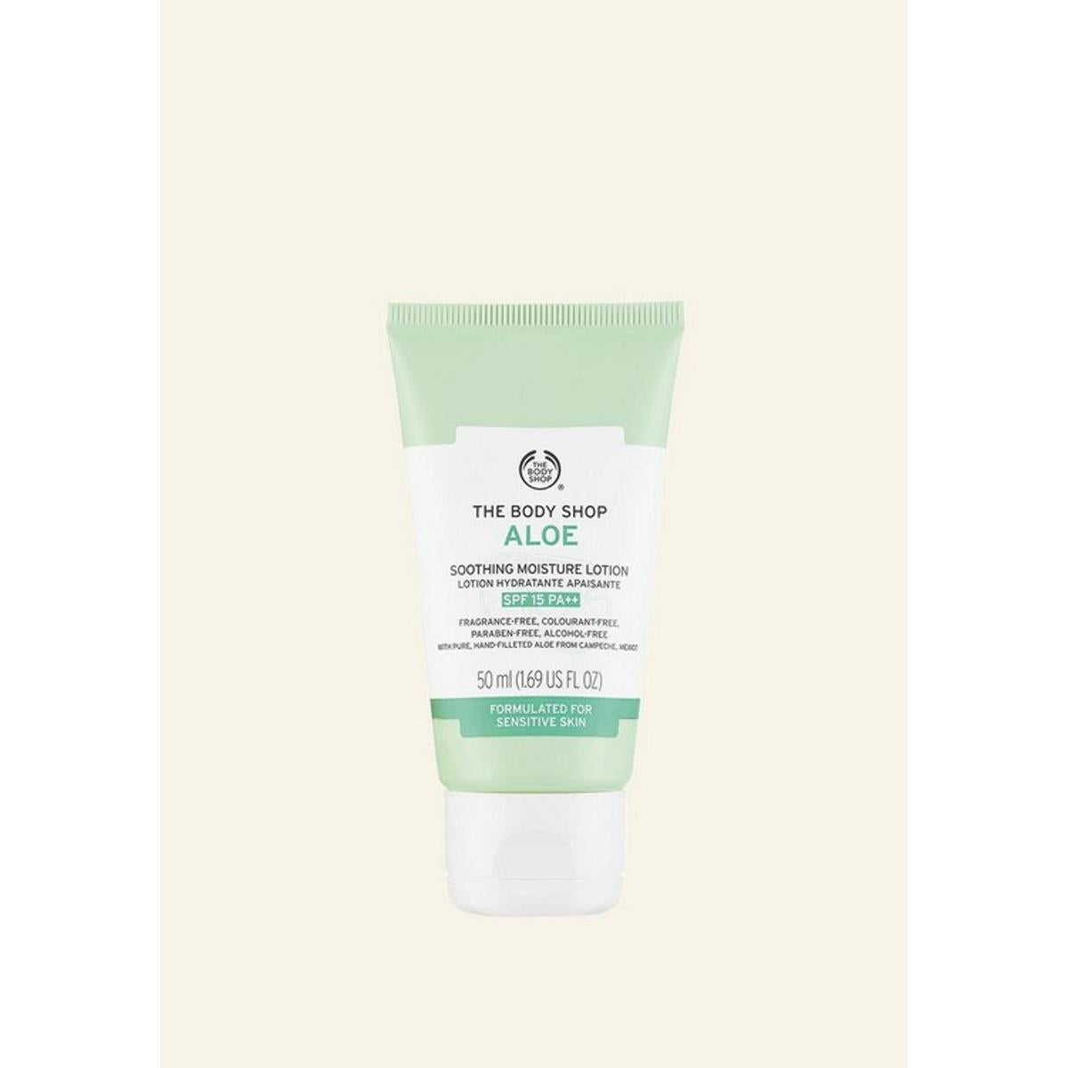 The Body Shop Aloe Soothing Moisture Lotion SPF15 (50ML)