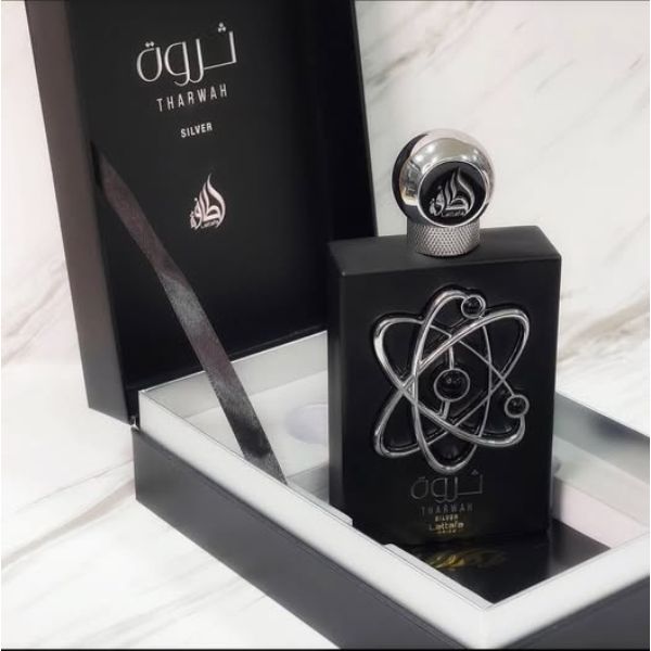 Lattafa Tharwah Silver Perfumes for Unisex Eau de Parfum for Women And Men