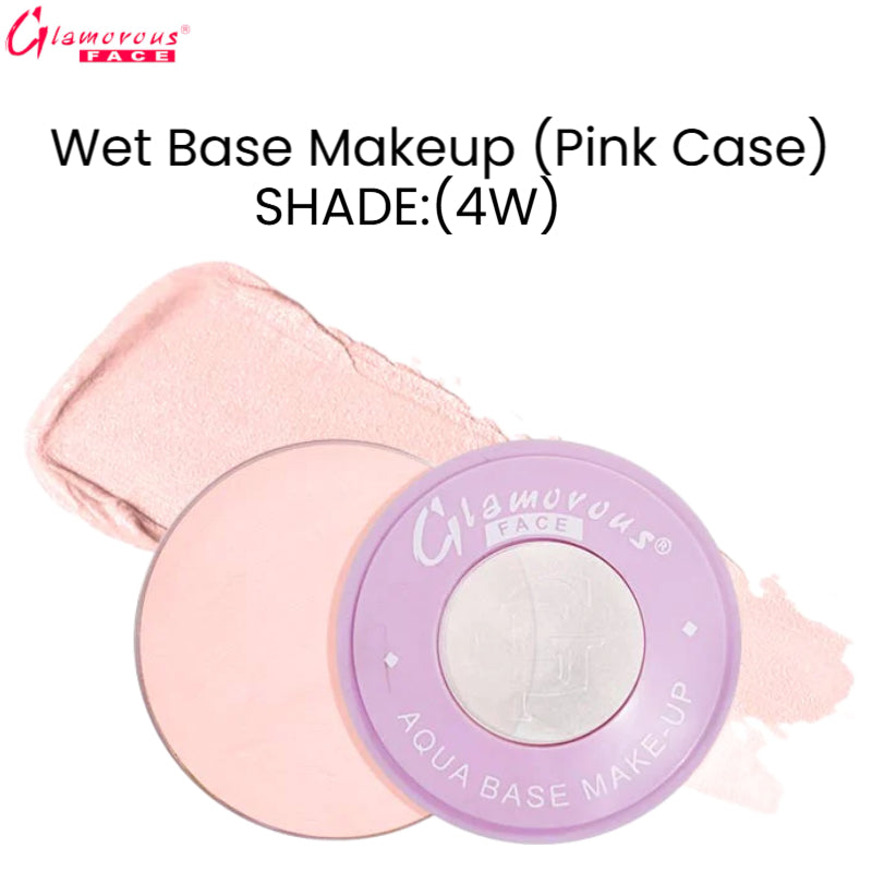 Glamorous Face Wet Base Makeup (Pink Case) (Shade:4W)