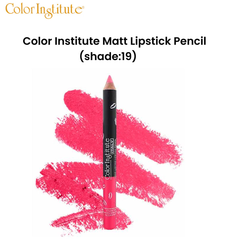 Color Institute Matt Lipstick Pencil (Shade:19)