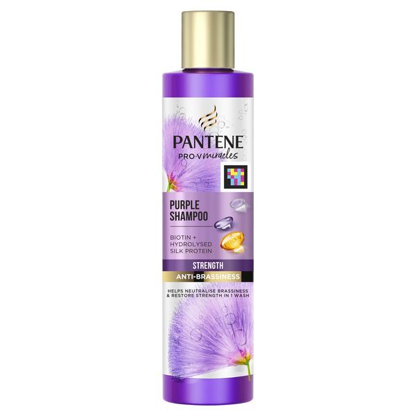 Pantene Pro-v Miracles Strength Purple Shampoo Anti-Brassiness 225ml