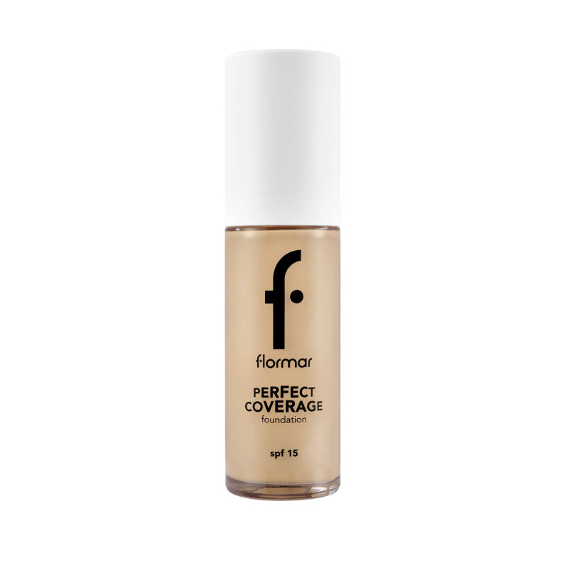 Flormar Perfect Coverage Foundation (Shade:102 Soft Beige) 30ml