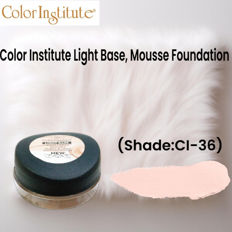 Color Institute Light Base, Mousse Foundation (Shade:CI-36)