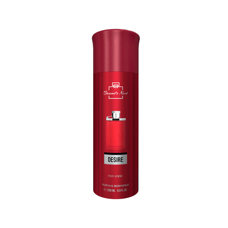 Brand’s Next Desire Pour Homme Perfume Body Spray 200ml Long-Lasting Masculine Fragrance