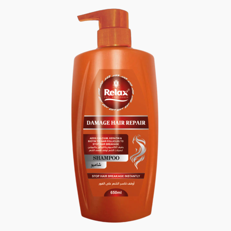 Relax Feel Confident Damage Hair Repair Shampoo 650ml