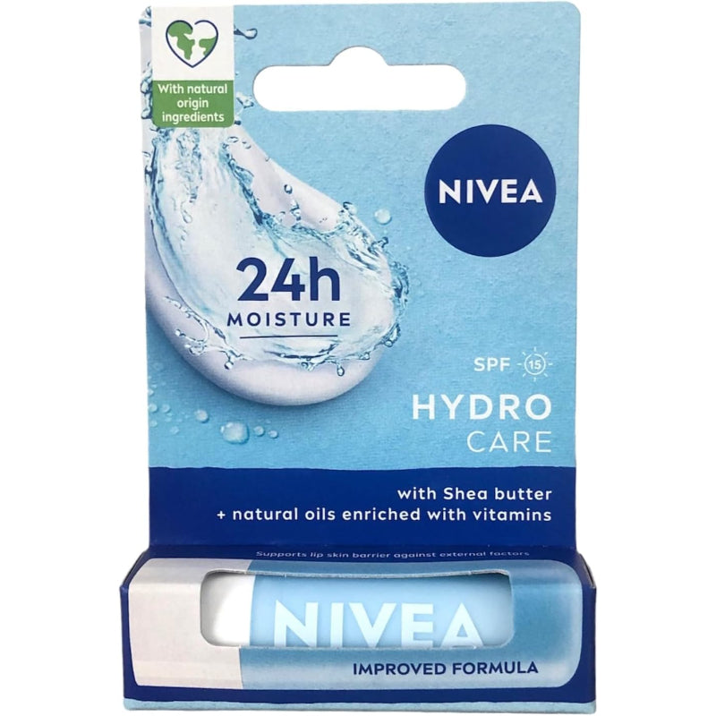 Nivea 24h Moisture Hydro Care Lip Balm SPF15 4.8g
