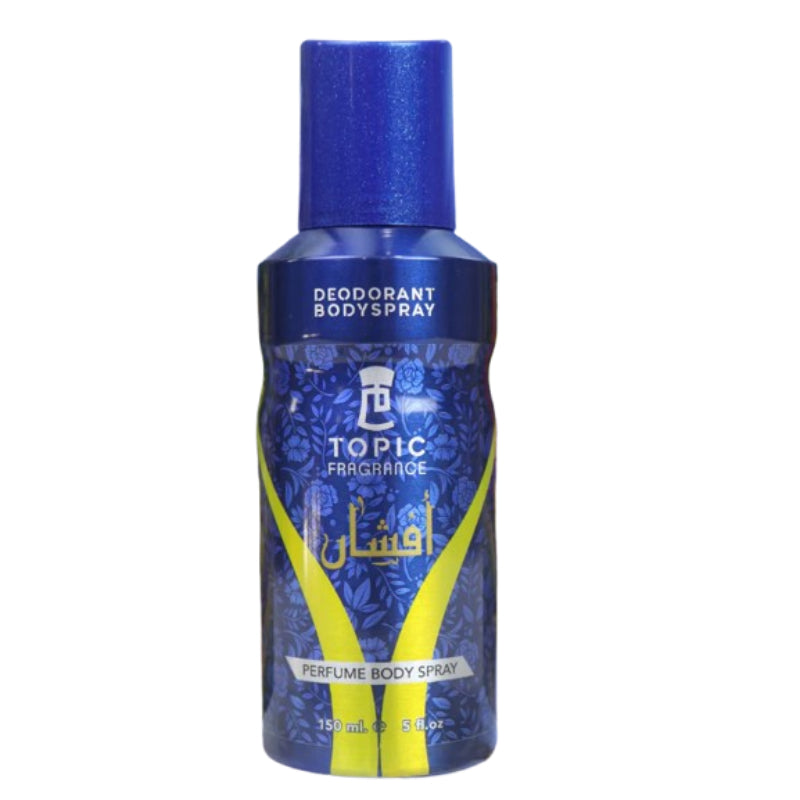 Topic Fragrance Afshan Perfume Body Spray 150ml Long-Lasting Elegant Scent