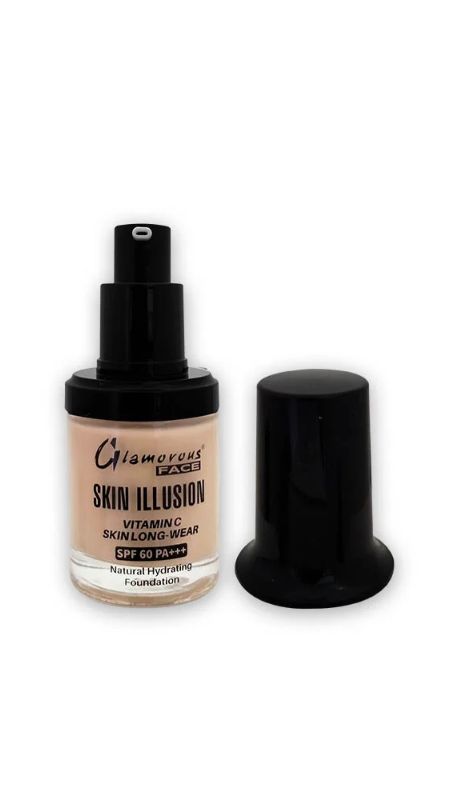 Glamorous Face Skin Illusion Vitamin C Liquid Foundation 25ml (shade:100)