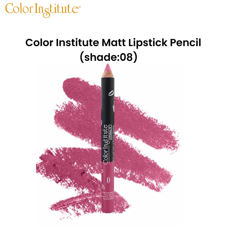 Color Institute Matt Lipstick Pencil (shade:08)