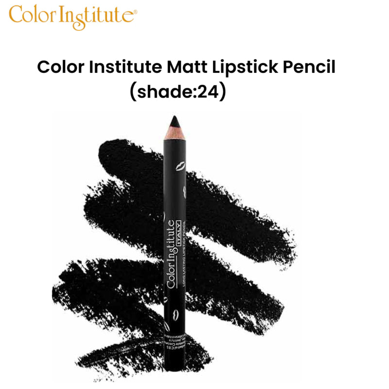 Color Institute Matt Lipstick Pencil (Shade:24)