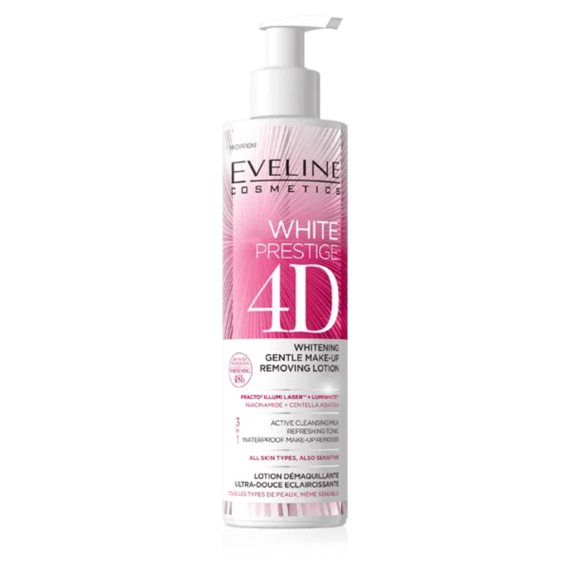 Eveline Cosmetics White Prestige 4D Whitening Gentle Makeup Removing Lotion 245ml