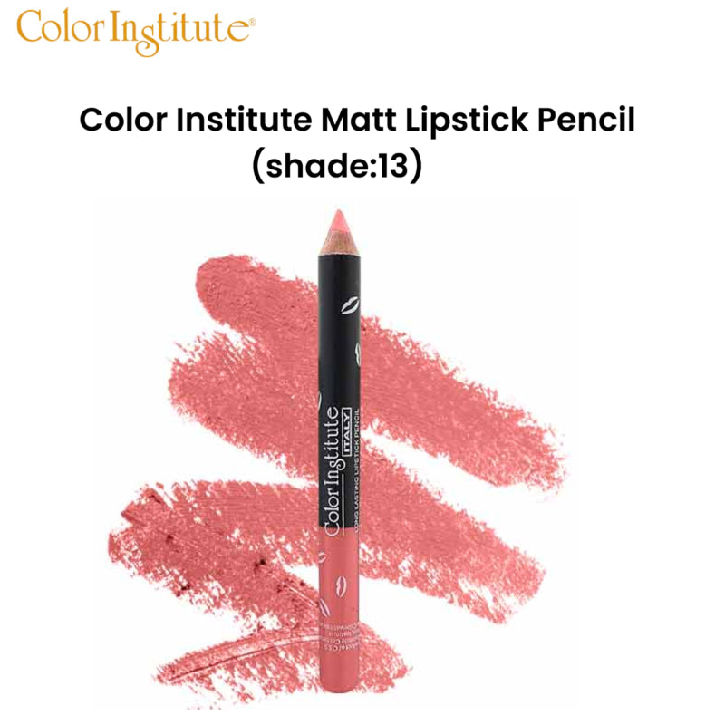 Color Institute Matt Lipstick Pencil (Shade:13)