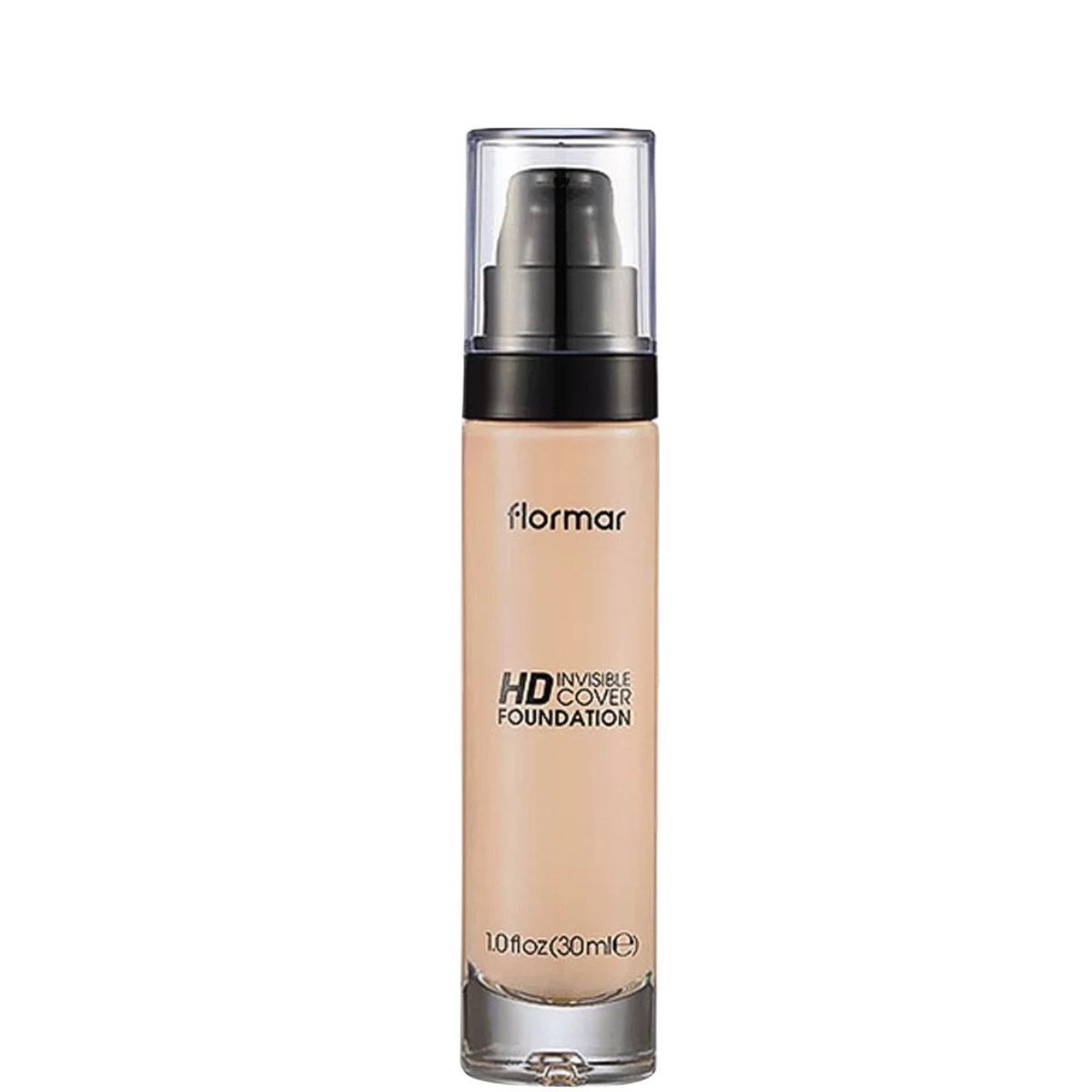 Flormar Invisible Cover HD Foundation SPF 30 (Shade: 20 Porcelain) 30ml