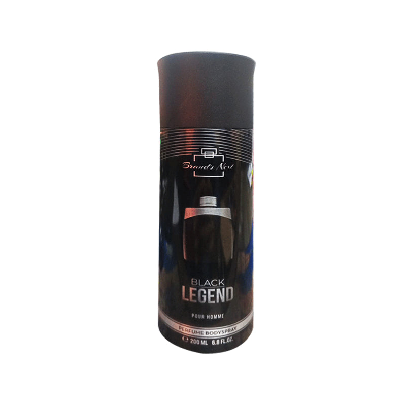 Brand’s Next Black Legend Pour Homme Perfume Body Spray 200ml Long-Lasting Masculine Fragrance