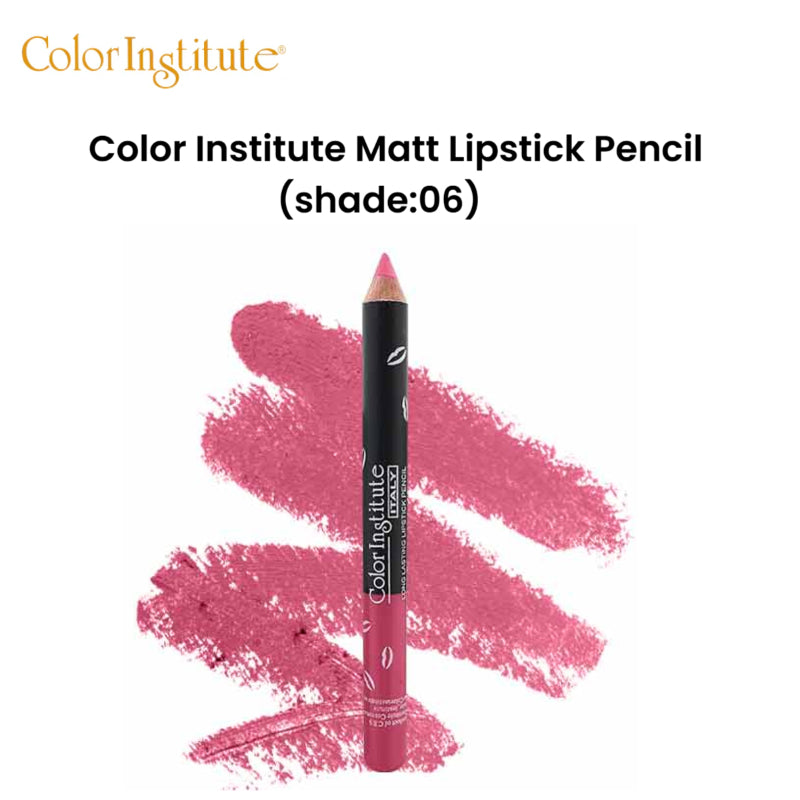 Color Institute Matt Lipstick Pencil (shade:06)