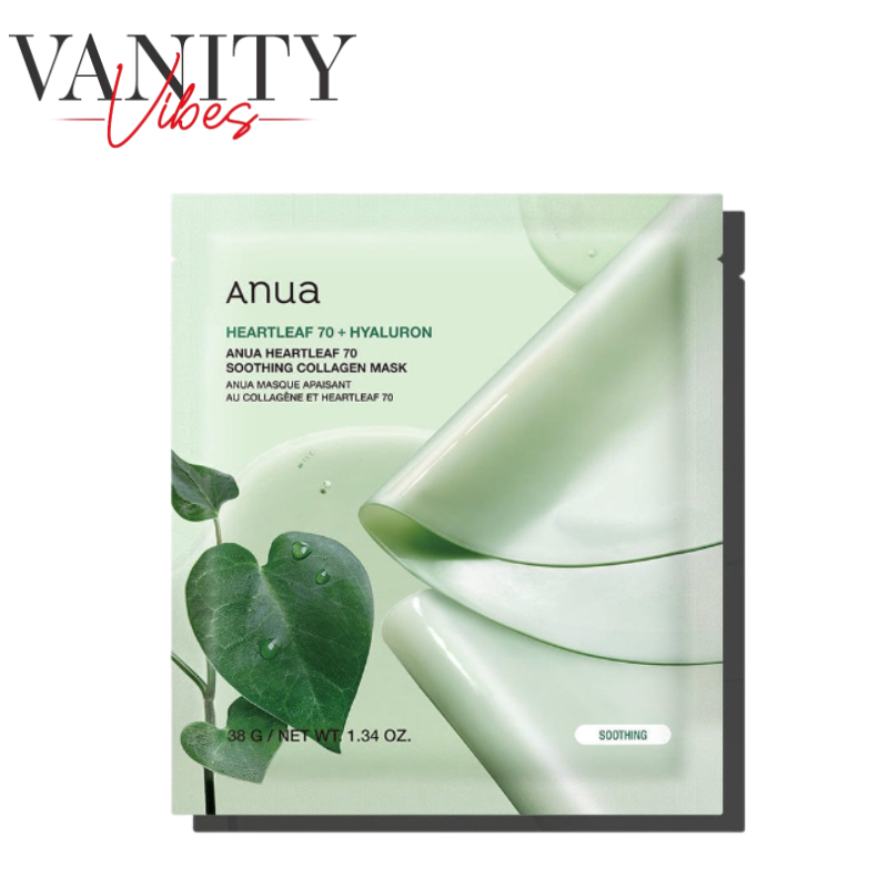 Anua Heartleaf 70+ Hyaluron Collagen Mask 38g
