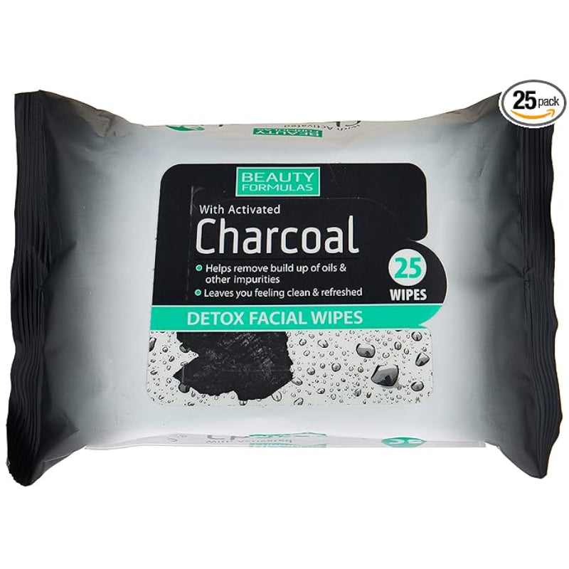 Beauty Formula Charcoal Facial Wipes 25's