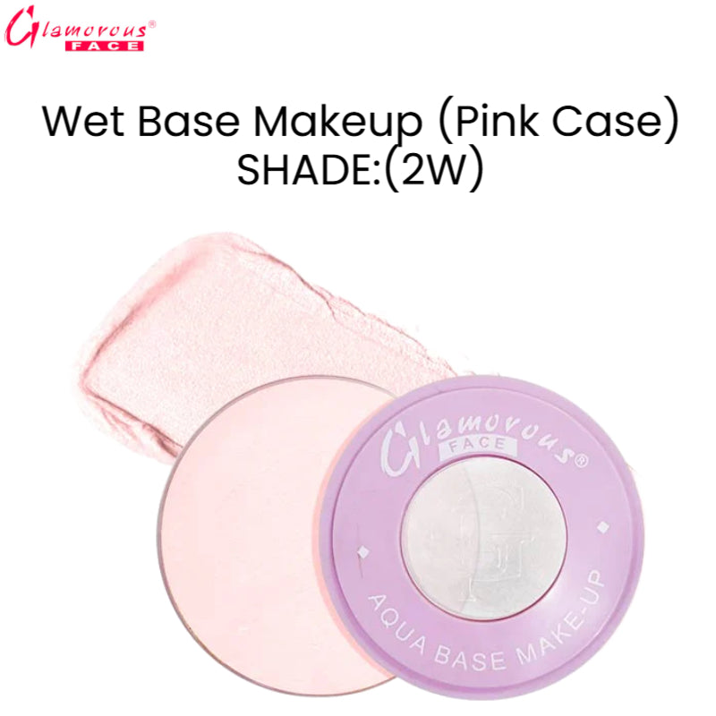 Glamorous Face Wet Base Makeup (Pink Case) (Shade:2W)