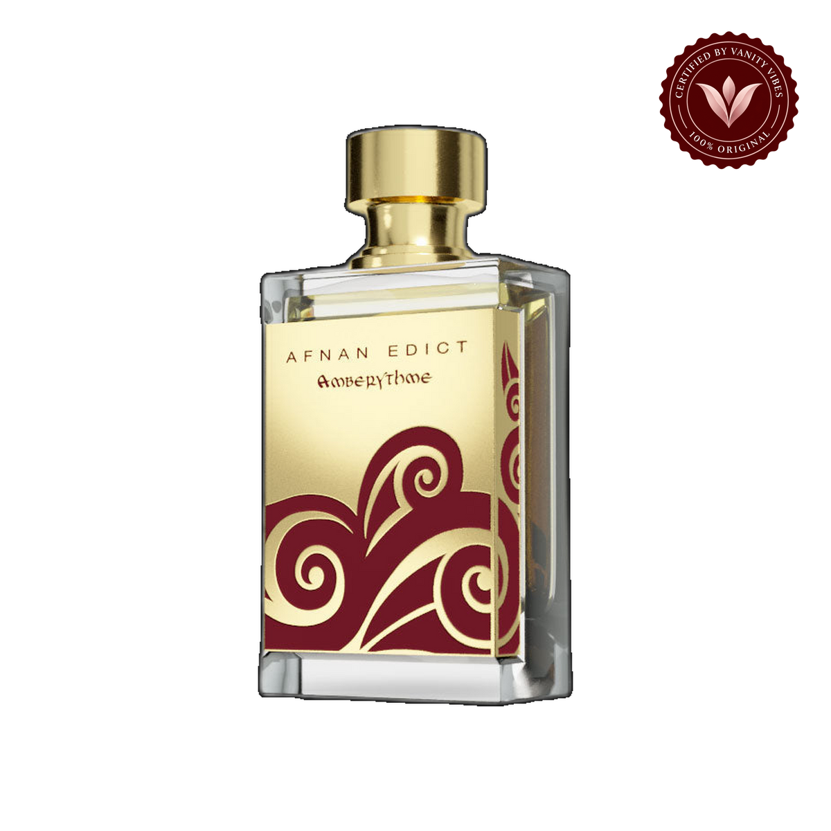 Afnan Edict Amberythme Extrait De Parfum 80ml — alternate product view, transparent background