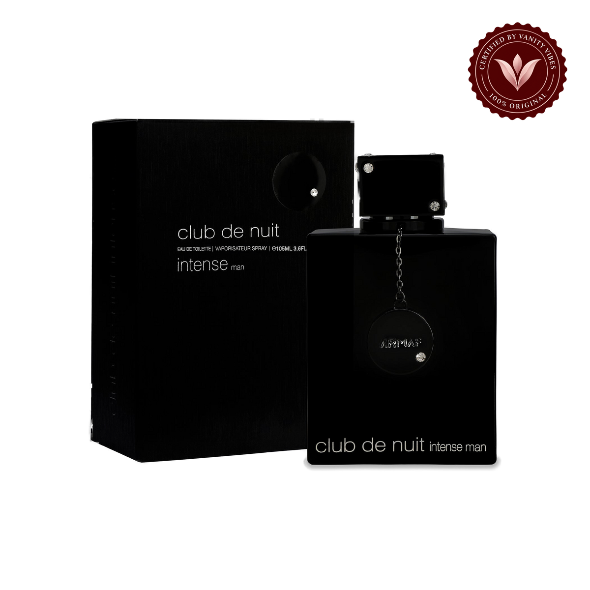 Armaf Club De Nuit Intense Perfume For Men Eau De Toilette Black 105ML — alternate product on transparent background