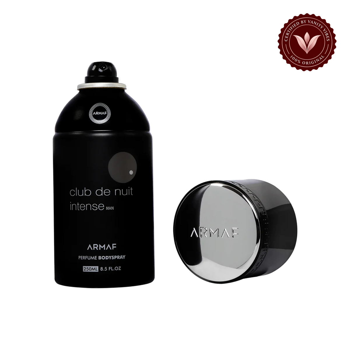 Armaf Club De Nuit Intense Perfumed Body Spray 250ml Long-Lasting Bold & Masculine Fragrance — alternate product on transparent background