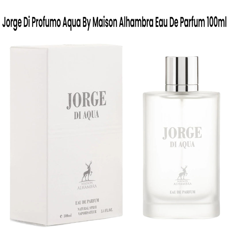 Jorge Di Profumo Aqua By Maison Alhambra Eau De Parfum 100ml