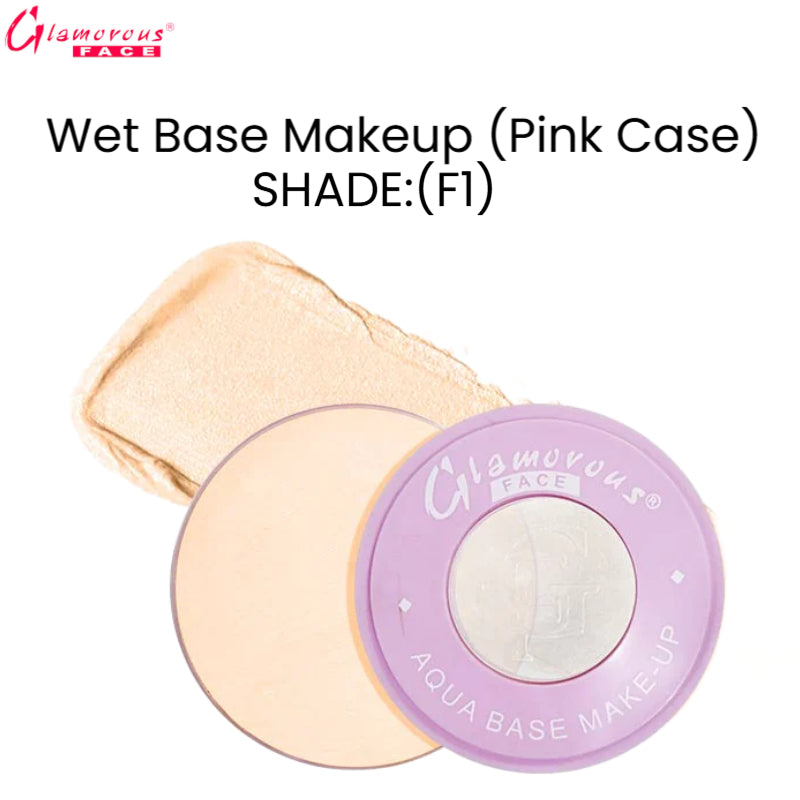 Glamorous Face Wet Base Makeup (Pink Case) (Shade:F1)