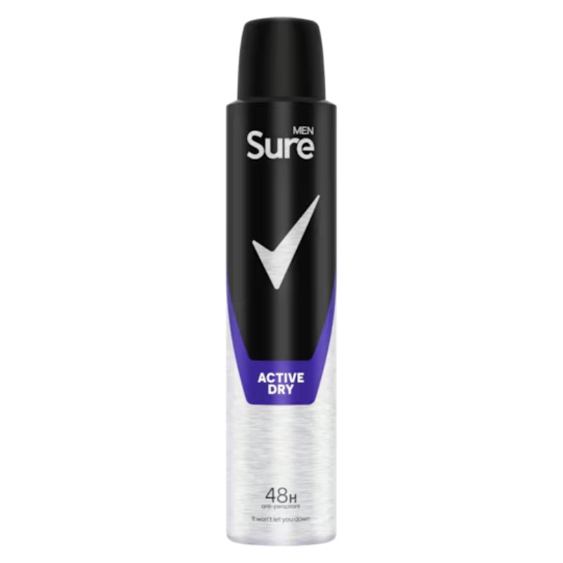 Sure Men 48hr Active Dry Antiperspirant Deodorant Spray