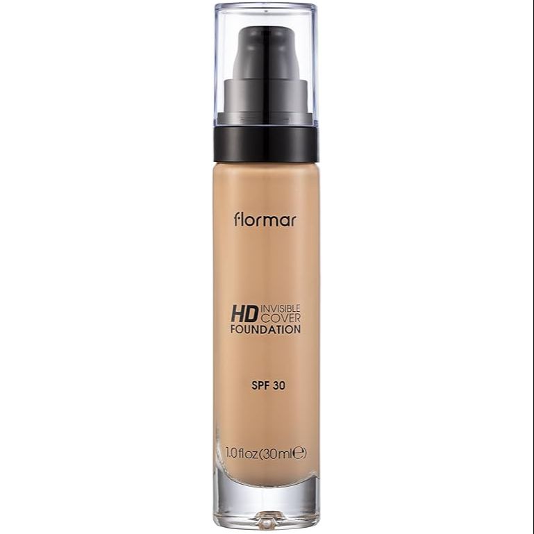 Flormar Invisible Cover HD Foundation SPF 30 (Shade: 80 Soft Beige) 30ml