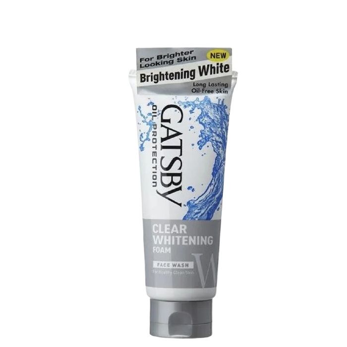 Gatsby Clear Whitening Foam Face Wash 120G