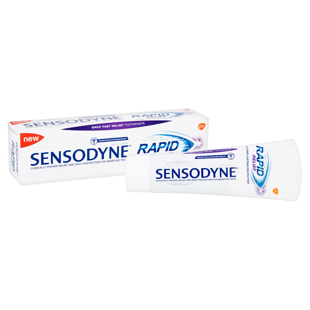 Sensodyne Rapid Relief Toothpaste 75ml Fast Relief for Sensitive Teeth