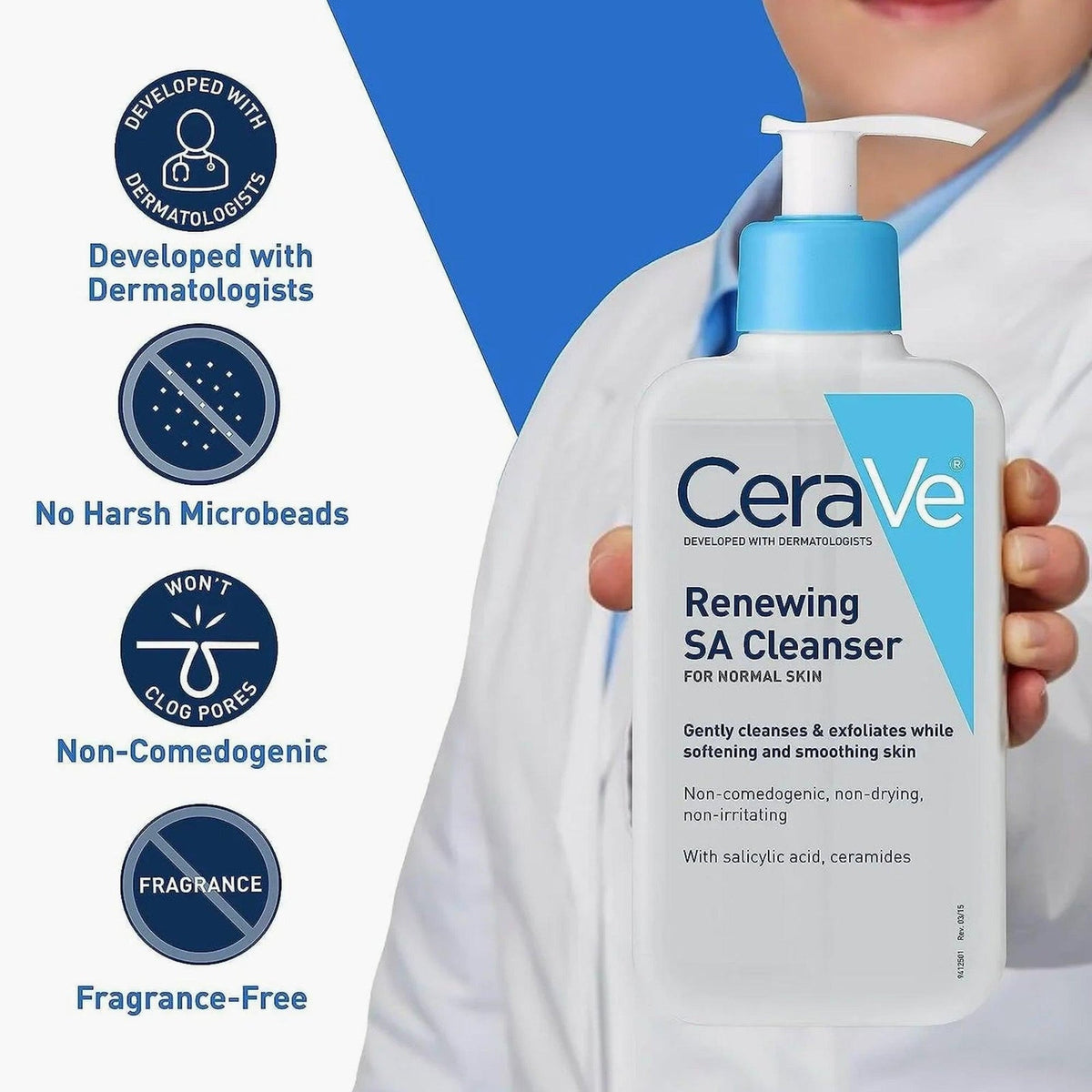 CeraVe Renewing SA Cleanser 237ml feature image from same-size listing