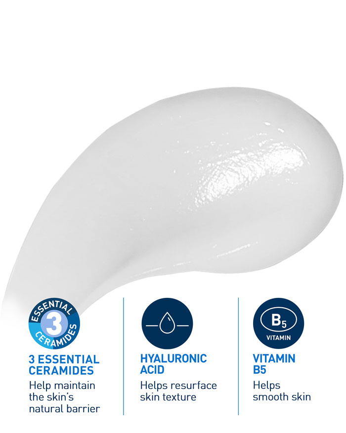 CeraVe Hydrating Hyaluronic Acid Serum benefits: ceramides, hyaluronic acid, and vitamin B5