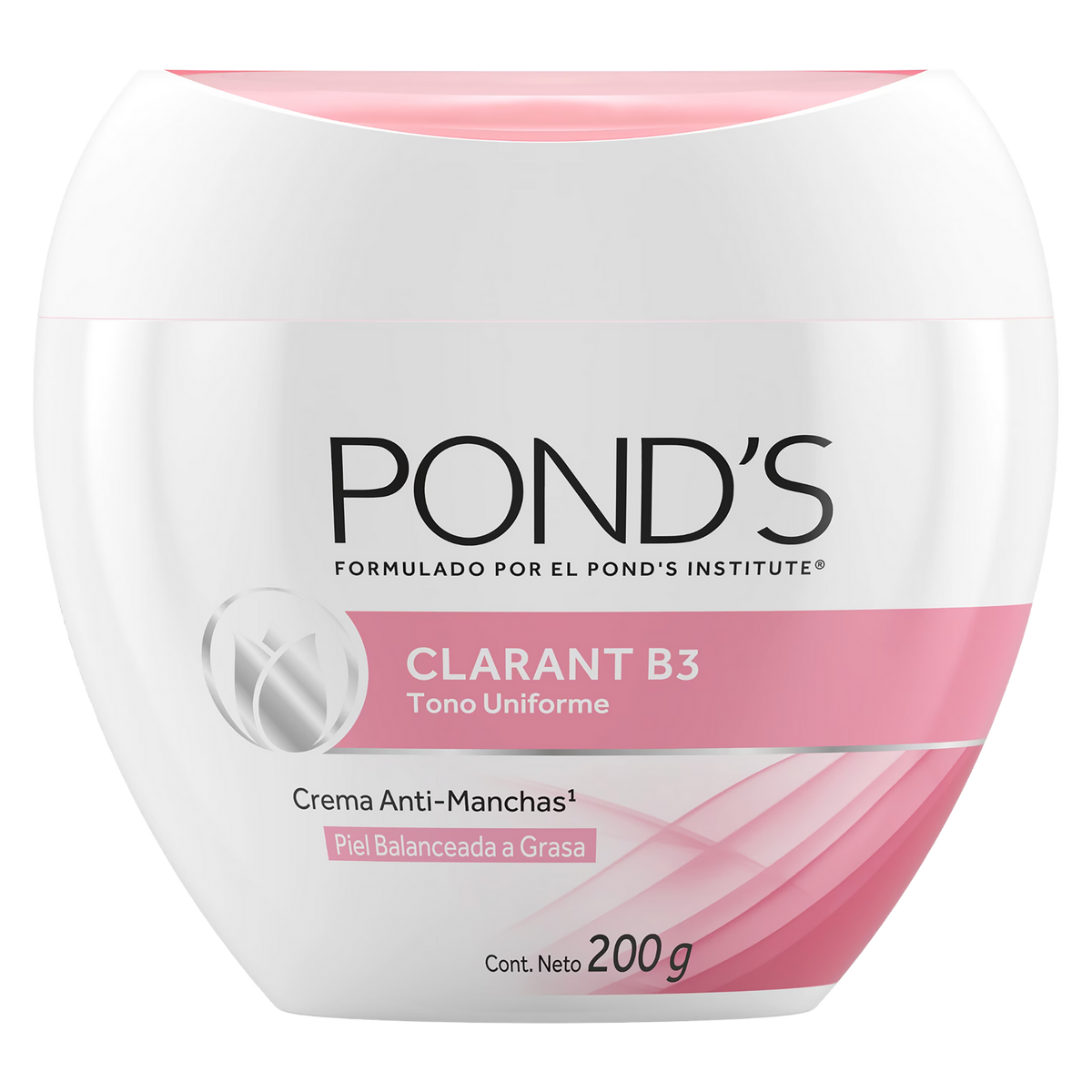 PONDS Pond’s Formulado por el Pond’s Institute Clarant B3 Tono Uniforme Anti-Manchas Cream for Oily Skin 200g - Even Tone & S