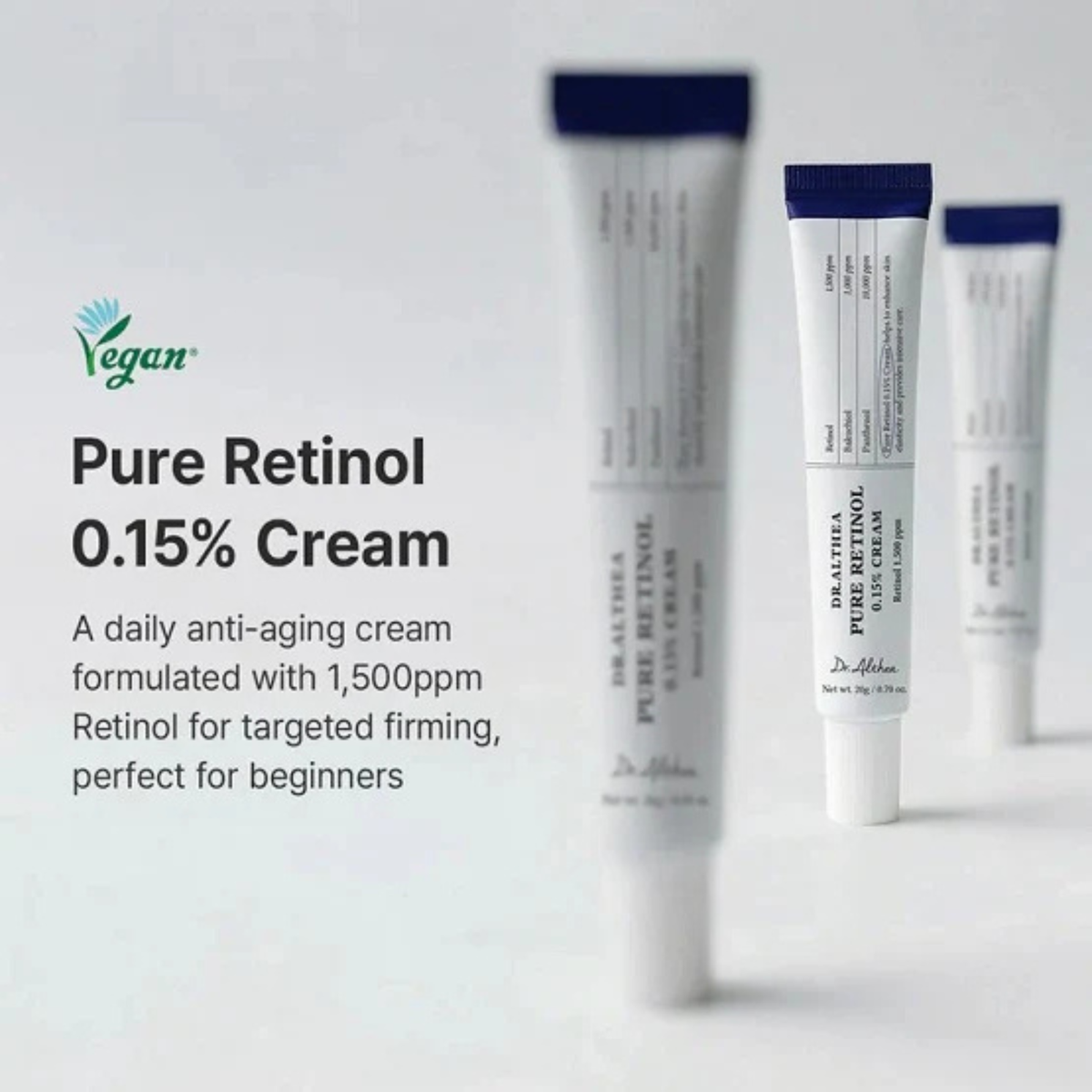 Dr. Althea Pure Retinol 0.15% Cream 20g product detail image