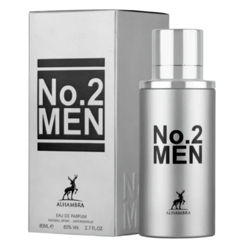 Maison Alhambra No. 2 Eau de Parfum for Men 80ml Long-Lasting Modern Masculine Fragrance