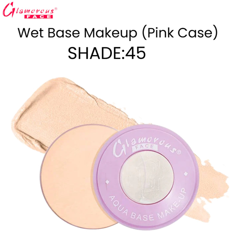 Glamorous Face Wet Base Makeup (Pink Case) (SHADE:45)