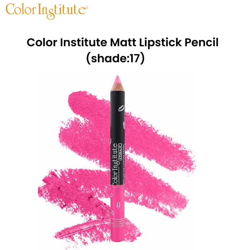 Color Institute Matt Lipstick Pencil (Shade:17)