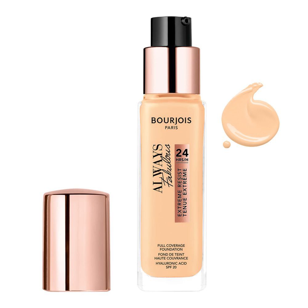 Bourjois Fabulous 24H Extreme Resist Full Coverage Foundation 120 Light Ivory