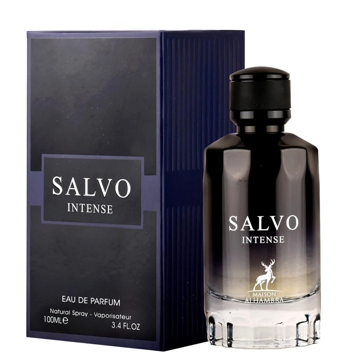 Salvo Intense Eau de Parfum 100ml by Maison Alhambra Long-Lasting Bold Masculine Fragrance
