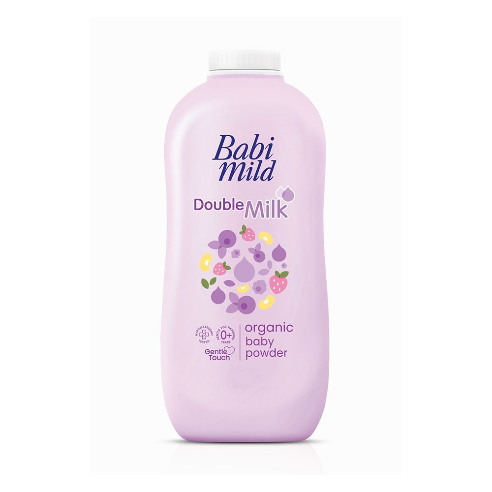 Babi Mild Double Milk Organic Baby Powder 350g