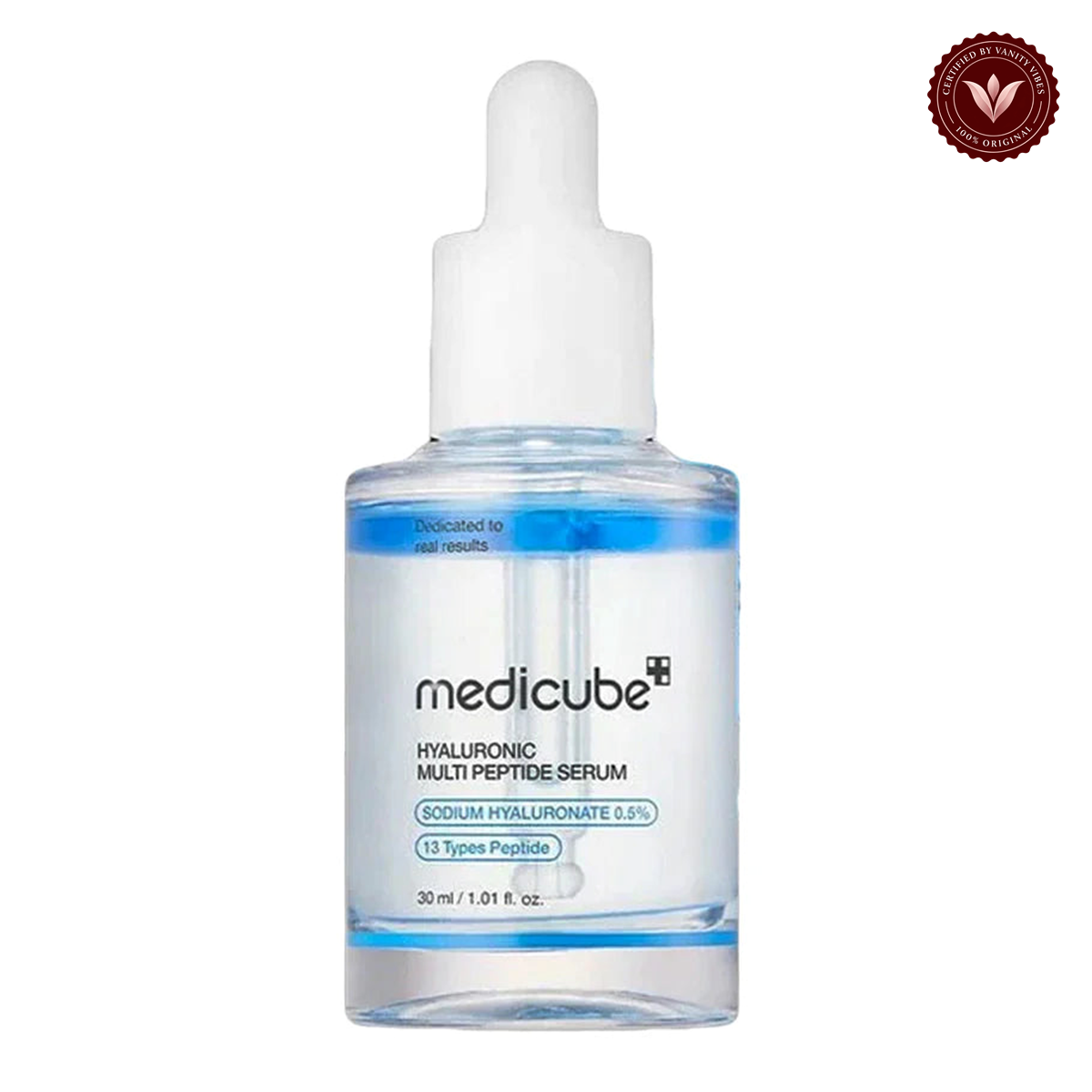 Medicube Hyaluronic Multi Peptide Serum 30ml alternate product photo with Vanity Vibes seal