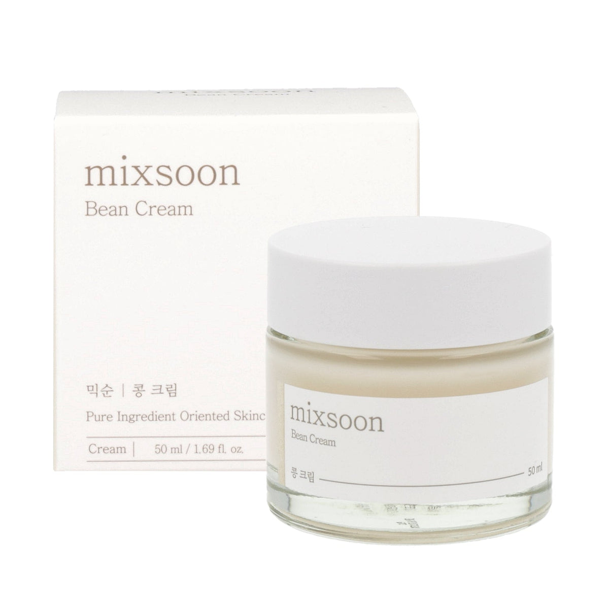 Mixsoon Bean Cream 50ml jar and box