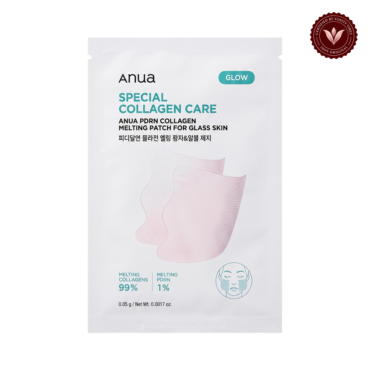 Anua PDRN Collagen Melting Patch for Glass Skin 4pcs image 2